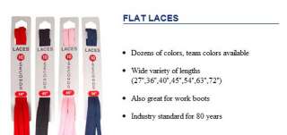 10 Seconds Athletic Flat Shoe Laces Shoelaces 17 Colors  