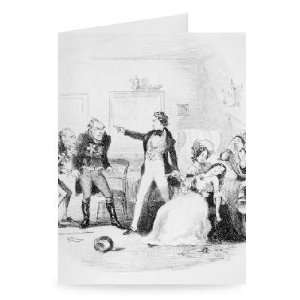 Nicholas congratulates Arthur Gride on his   Greeting Card (Pack of 