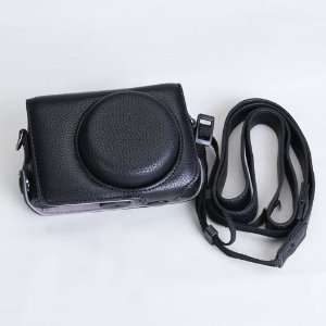    PU Leather Camera Case for Olympus XZ1 Black: Camera & Photo