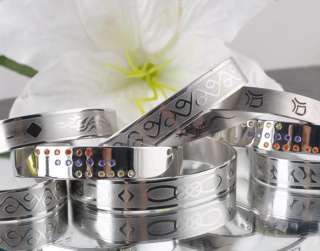 25 strings stainless steel mix bracelets/B 1205  