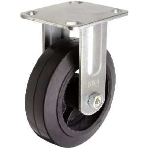 Kingpinless, Rubber on Iron Wheel, Roller Bearing, 410 lbs Capacity, 6 