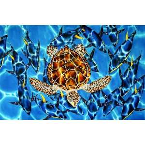 Hawksbill Turtle. Fine Art. Limited Edition Giclee Print by Daniel 