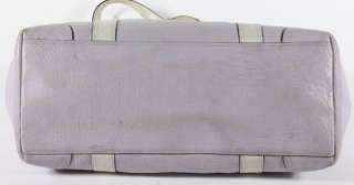 Coach Lavender Purple Leather Tote Diaper Bag Handbag  