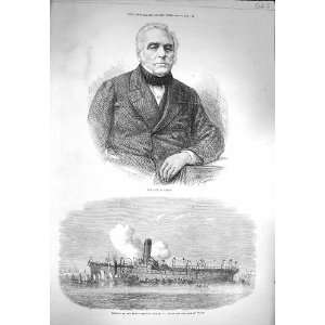 1871 Portrait Auber Dutch Steamer Willem Isle Wight 