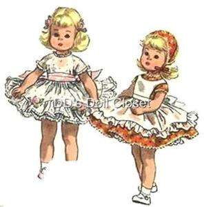 Vintage Doll Clothes Pattern 1809   8 ~ Ginny, Muffie