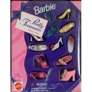  BARBIE   PRETTY TREASURES ~ Shoe Set: Toys & Games