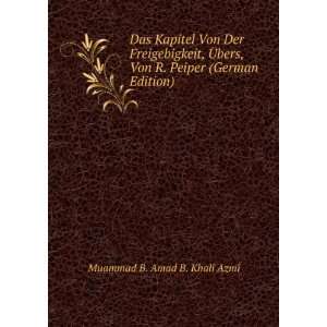   Peiper (German Edition) Muammad B. Amad B. KhalÃ® AzmÃ® Books