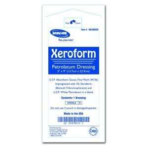  Invacare Xeroform Gauze Dressing    Case of 200 