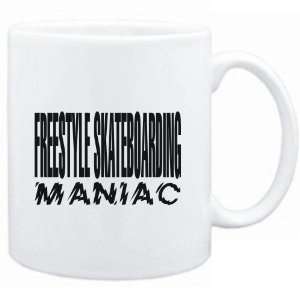   Mug White  MANIAC Freestyle Skateboarding  Sports: Sports & Outdoors
