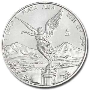  2001 1 oz Silver Mexican Libertad (Brilliant Uncirculated 