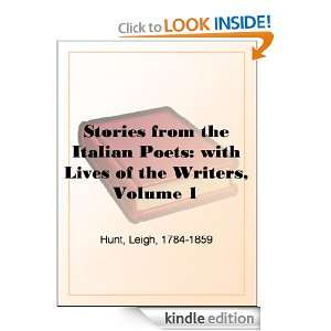 Stories from the Italian Poets with Lives of the Writers 