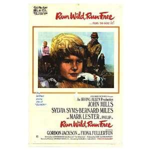  Run Wild Run Free Original Movie Poster, 27 x 41 (1969 