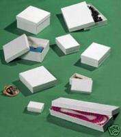 100 PCS 3 1/16x2 1/8x1 White Krome Jewelry Boxes Gift  