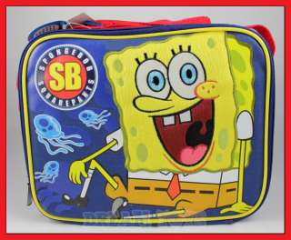   Squarepants Jelly fish Insulated School Lunch Bag   Box  