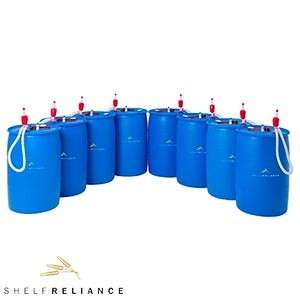 Shelf Reliance BPA Free 55 gallon Barrel Water Storage System Pallet 8 