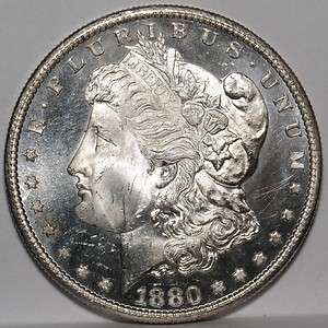 1880 S Morgan Dollar   Very Ch Brilliant Uncirculated  
