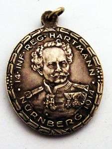 GERMAN IMPERIAL SILVER MEDAL .BADEN . 1814 1914.  