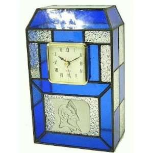  Duke Blue Devils Stained Glass Clock: Sports & Outdoors