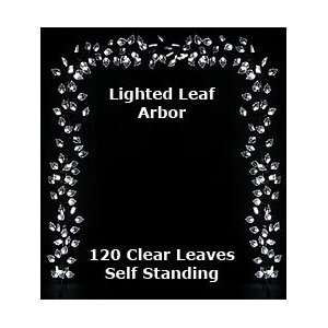  Battery Operated 7 Acrylic Leaf Lighted Arbor: Home 