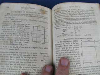 Antique 1862 Book Thomsons Practical Arithmetic  