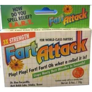  Fart Attack Funny Farting Gag Gift Pills Toys & Games