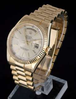 Rolex President 18k 118238 F Serial Mens Watch  