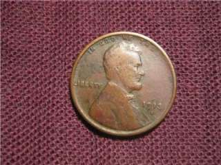 COINS:EARLY SEMI KEY DATE LINCOLN WHEAT PENNY 1913 S  