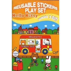  Hello Kitty Reusable Stickers Play Set   Schools Out 