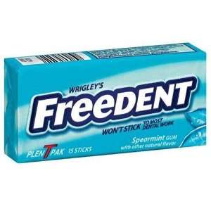 Wrigleys Freedent Spearmint 12ct Grocery & Gourmet Food