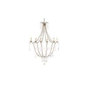 Currey and Company 9048 Elixzabeth 6 Light Single Tier Chandelier in 