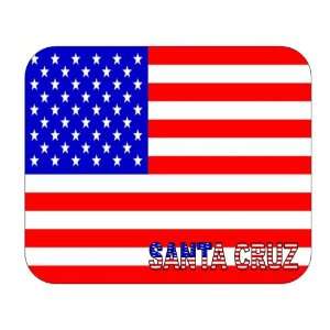  US Flag   Santa Cruz, California (CA) Mouse Pad 