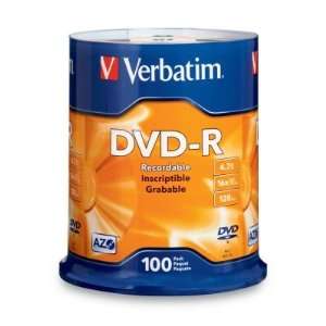  Verbatim DVD R Discs VER95102 Electronics