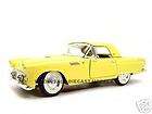 Yat Ming 1955 Ford Thunderbird Diecast Model Yellow 1/18 Scale  