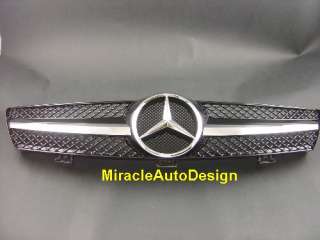 Front Grille (BLACK) For Mercedes Benz 2005 2009 CLS Class W219 