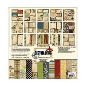  New   Destinations Collection Kit 12X12 by Simple Stories 