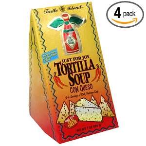 Turtle Island Tortilla Soup Con Queso, 7 Ounce Units (Pack of 4 