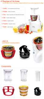 KUVINGS KNJ 991100R Juicer Slow Speed Technology maker Vegetable 