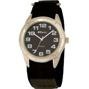   Watch   Easy Read Black Dial   Chrome Case   Extra Long Electronics