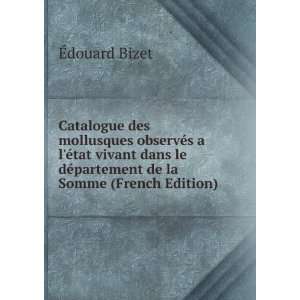   le dÃ©partement de la Somme (French Edition) Ã?douard Bizet Books