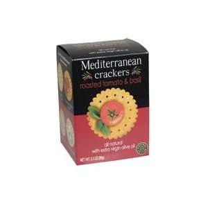 Natural Nectar Mediterranean Crackers, Tomato Basil 3.1 oz. (Pack of 