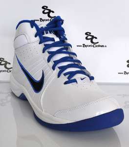 Nike Overplay VI 6 white blue mens basketball shoes NEW 2012  