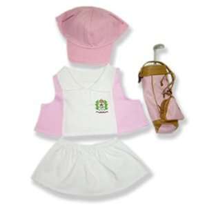  Ladies Golf with Bag Outfit Teddy Bear Clothes Fit 14 