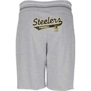 Pittsburgh Steelers  Grey  Womens Swept Away Long Shorts  