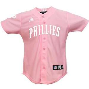  Philadelphia Phillies Youth Pink Jersey by adidas Sports 