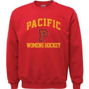  Pacific Boxers Red Youth Womens Hockey Arch Crewneck 
