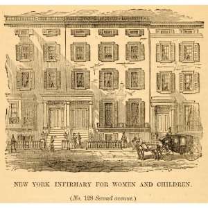  1872 New York Infirmary Women Children City Hospital 