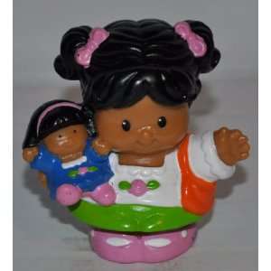 Little People School Girl with Sonya Lee Doll in Right Hand (2004 