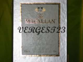 Macallan Whisky 21 Year Old Fine Oak Full  