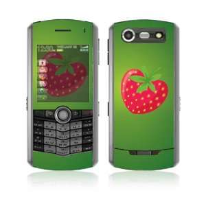 BlackBerry Pearl 8110 8120 8130 Decal Vinyl Skin   StrawBerry Love