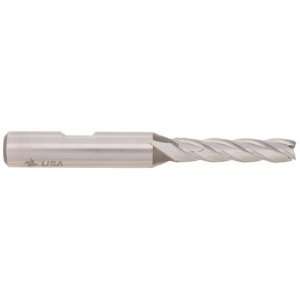   Dia., 4 Flute, Single End, Long Length BRUBAKER TOOL End Mill (1 Each